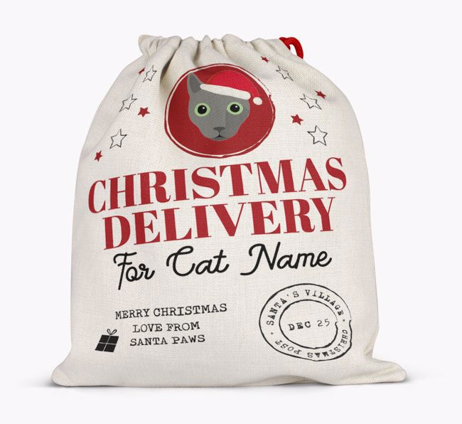 'Christmas Delivery' - Personalized {breedCommonName} Santa Sack